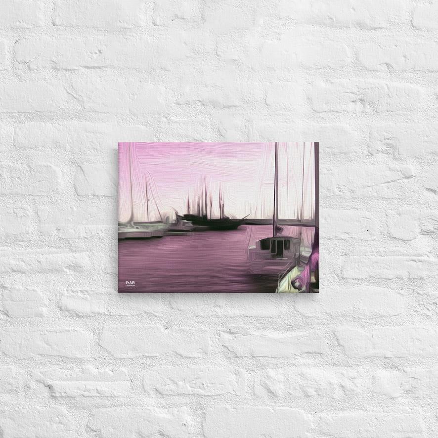 The Sleeping Yachts (at Evening) - Canvas Print