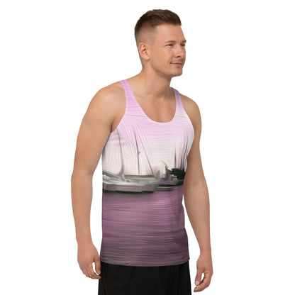 The Sleeping Yachts (at Evening) - Mens Tank Top