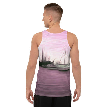 The Sleeping Yachts (at Evening) - Mens Tank Top