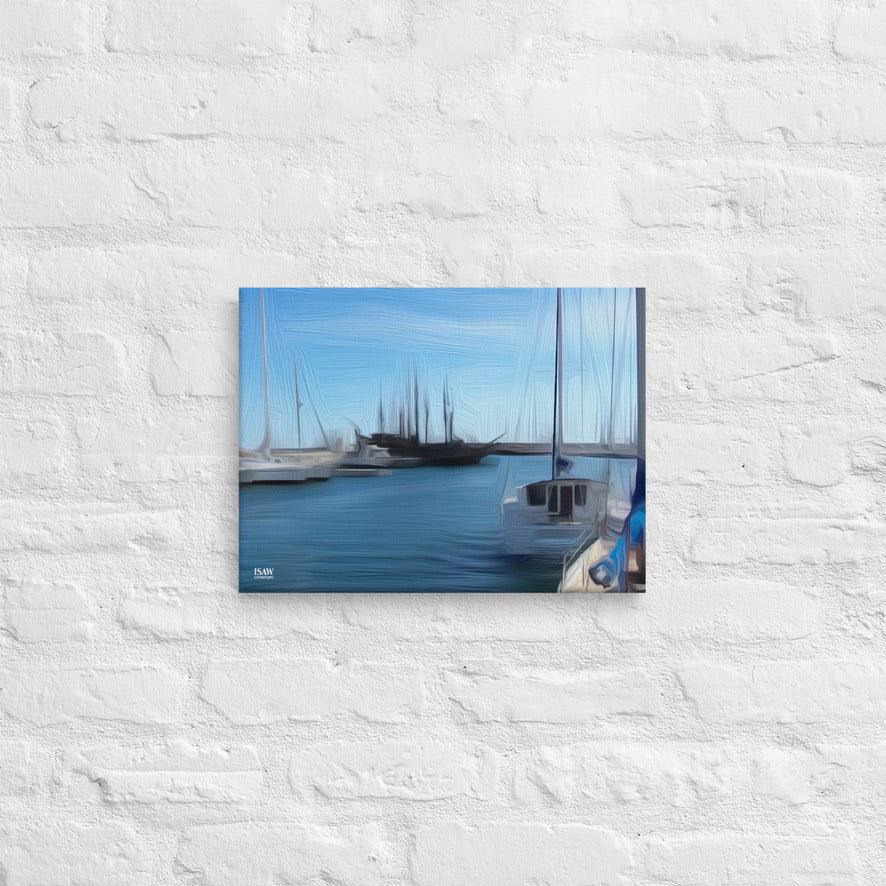 The Sleeping Yachts (at Morning) - Canvas Print