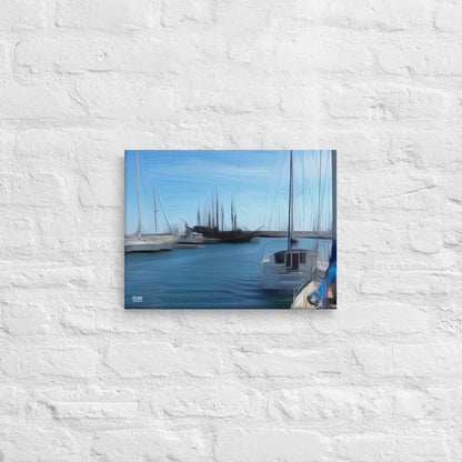 The Sleeping Yachts (at Morning) - Canvas Print