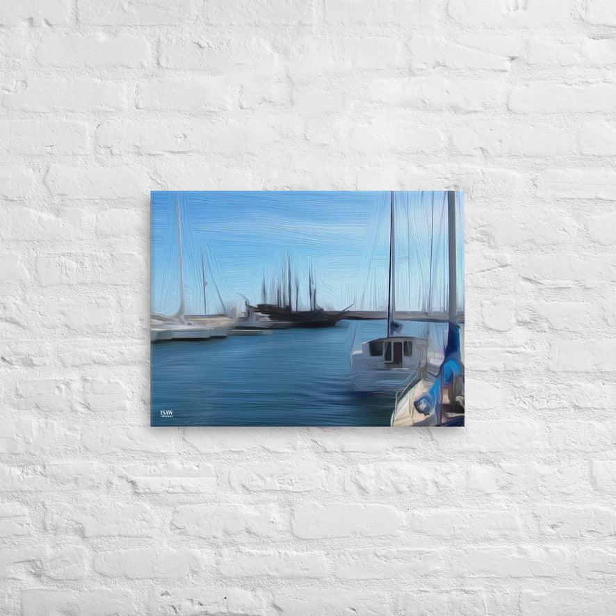 The Sleeping Yachts (at Morning) - Canvas Print