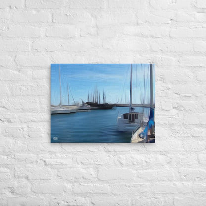 The Sleeping Yachts (at Morning) - Canvas Print