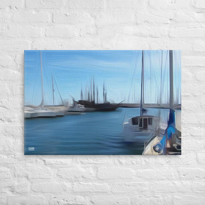 The Sleeping Yachts (at Morning) - Canvas Print