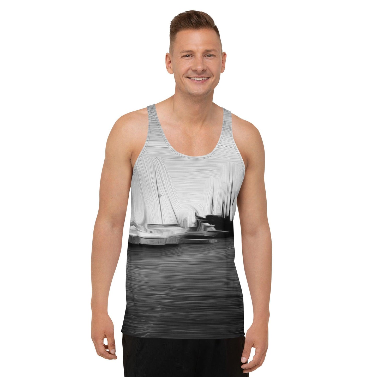 The Sleeping Yachts (at Night) - Mens Tank Top