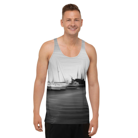 The Sleeping Yachts (at Night) - Mens Tank Top