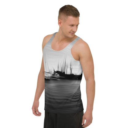 The Sleeping Yachts (at Night) - Mens Tank Top