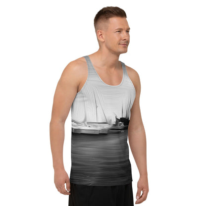 The Sleeping Yachts (at Night) - Mens Tank Top