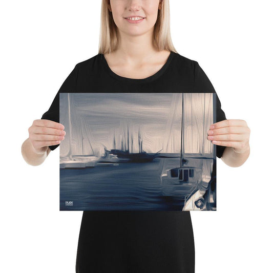 The Sleeping Yachts (at Sunrise) - Canvas Print