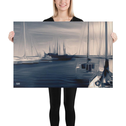 The Sleeping Yachts (at Sunrise) - Canvas Print