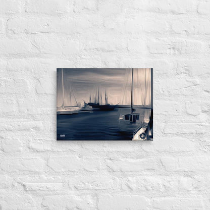 The Sleeping Yachts (at Sunrise) - Canvas Print