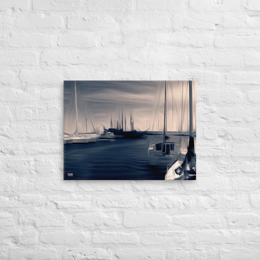 The Sleeping Yachts (at Sunrise) - Canvas Print