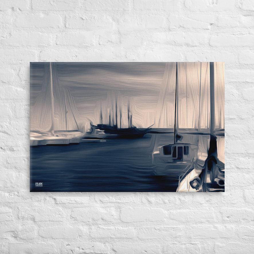 The Sleeping Yachts (at Sunrise) - Canvas Print