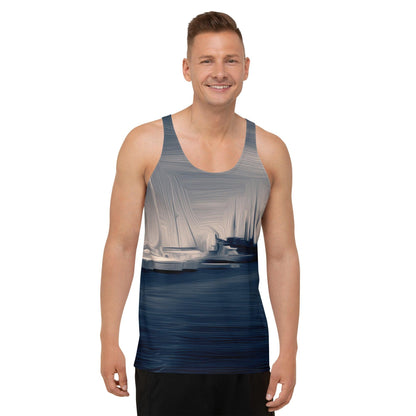 The Sleeping Yachts (at Sunrise) - Mens Tank Top