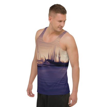 The Sleeping Yachts (at Sunset) - Mens Tank Top