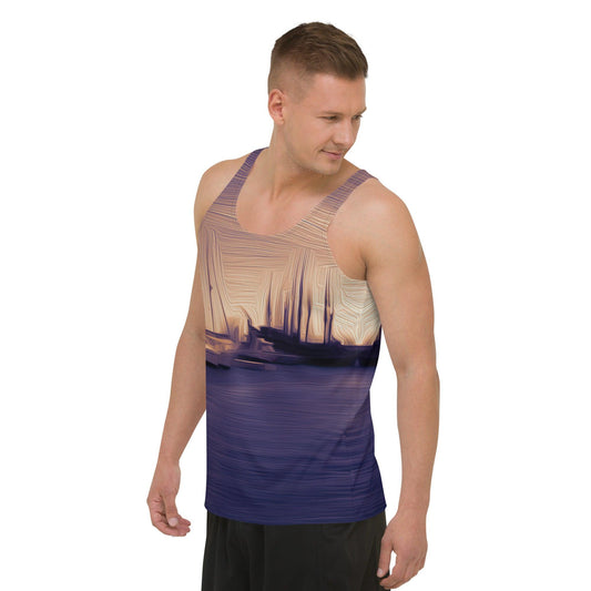 The Sleeping Yachts (at Sunset) - Mens Tank Top