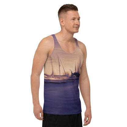 The Sleeping Yachts (at Sunset) - Mens Tank Top