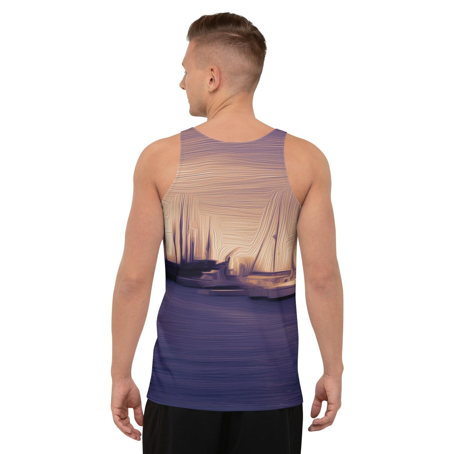 The Sleeping Yachts (at Sunset) - Mens Tank Top