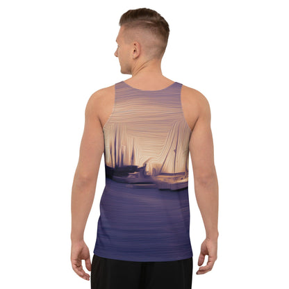 The Sleeping Yachts (at Sunset) - Mens Tank Top