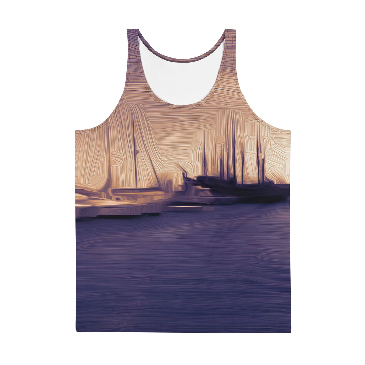 The Sleeping Yachts (at Sunset) - Mens Tank Top