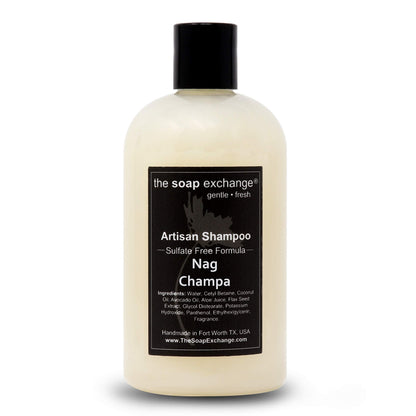 The Soap Exchange Hair Shampoo - Nag Champa Scent | 12 oz, Natural & Gentle