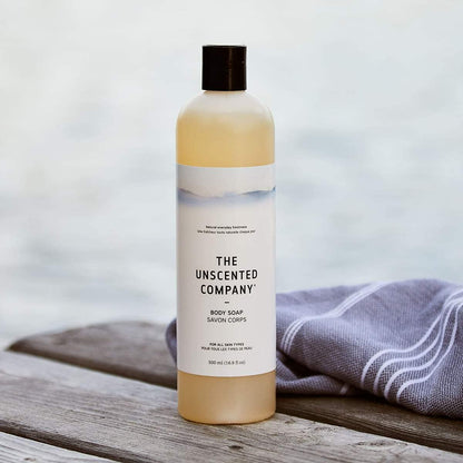 The Unscented Company Body Soap – Fragrance-Free, For All Skin Types, 16.9 fl oz (500 ml)