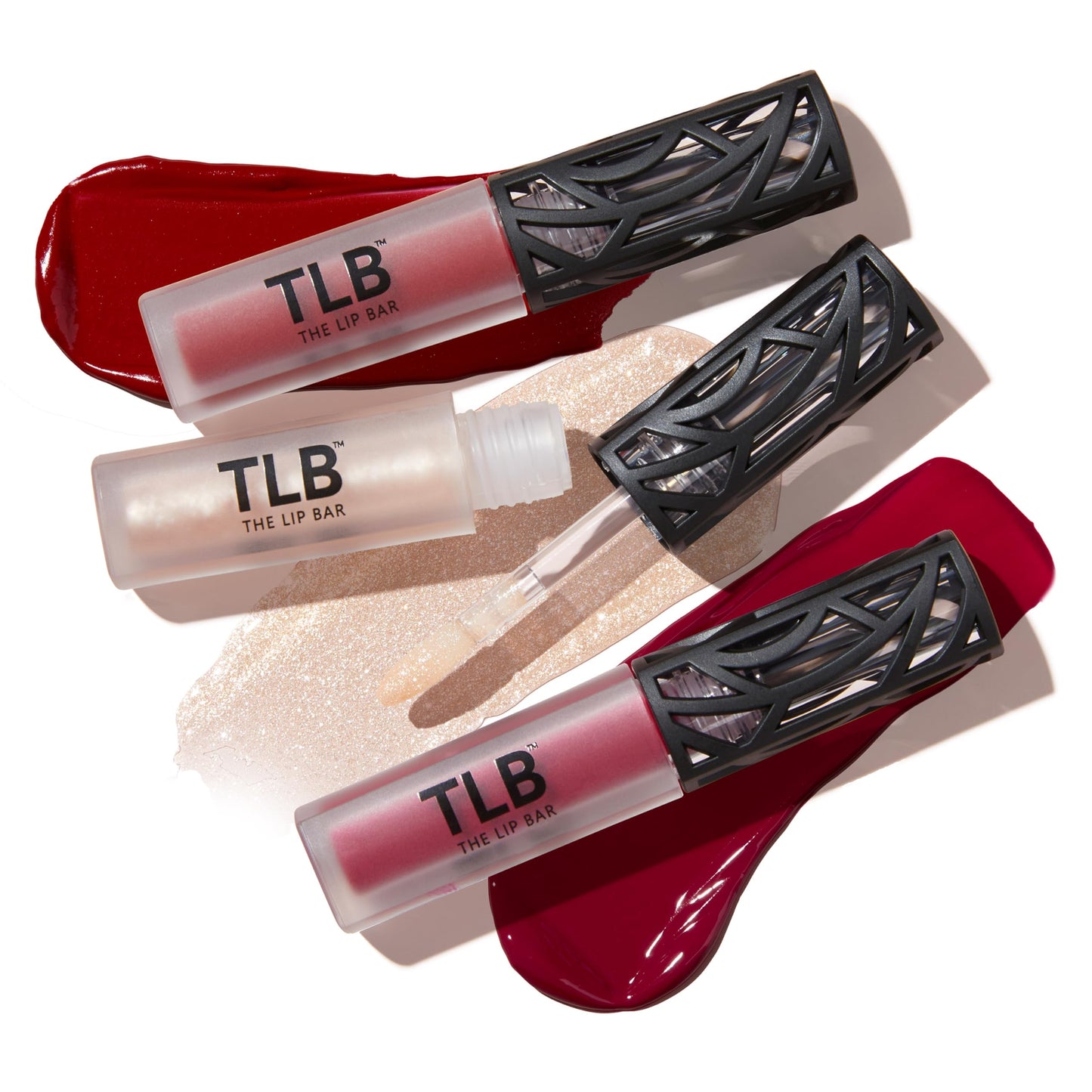 The Lip Bar Perfect Pout Mini Lip Trio: Bawse Lady Matte, Trophy Wife Gloss Up, Gamechanger Gloss Up