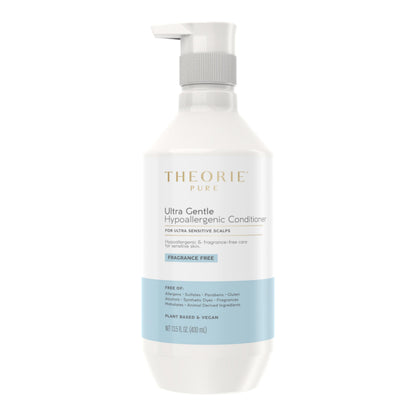 Theorie Pure Ultra Gentle Hypoallergenic Conditioner – Fragrance-Free, Plant-Based & Vegan | 400mL