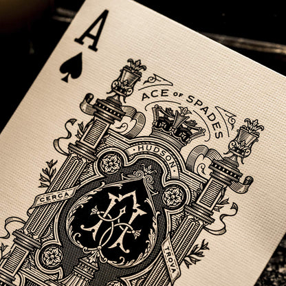 theory11 Hudson Playing Cards (Black) – Premium USA-Made Decks for Poker & Card Games