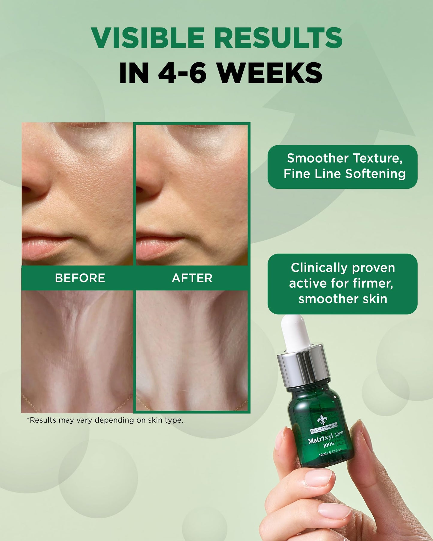 THEPURI Matrixyl 3000 100% Serum Skincare – Pure Peptide Complex Anti-Aging Ampoule 3-Pack (10ml Each)