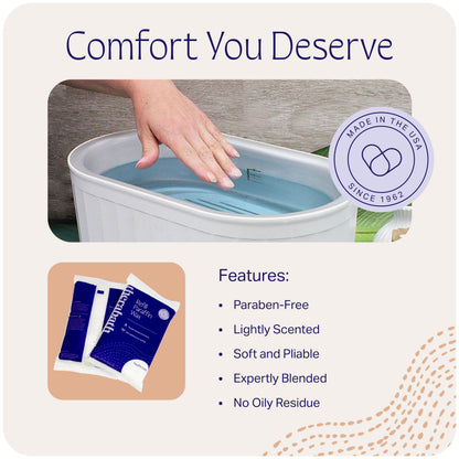 Therabath Paraffin Wax Refill 6 lb – Blooming Lilacs | Made in USA for Soft Skin & Warmth