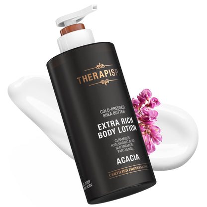 THERAPISPA Scented Body Lotion – Deep Hydration with Shea Butter, Ceramides & Panthenol | Acacia (17 oz)