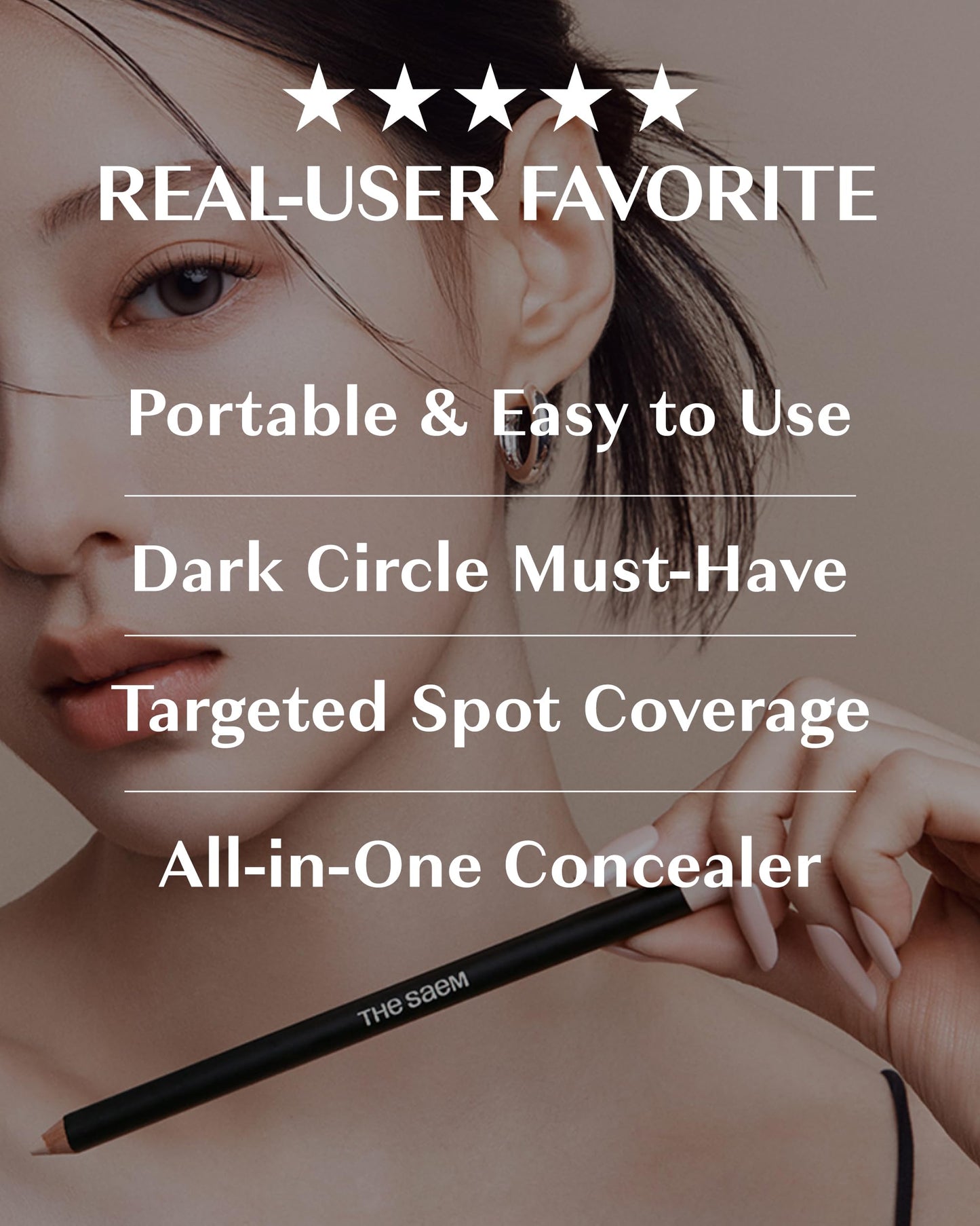 THESAEM Cover Perfection Concealer Pencil with Sharpener | Salmon Beige 1.4g