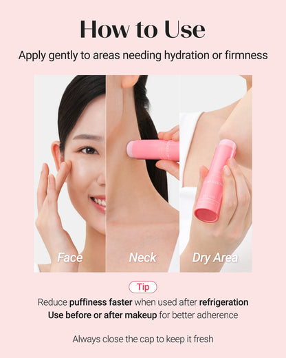 THESAEM Iceland Hydrating Collagen Eye Stick 0.38 oz – Anti-Wrinkle Under-Eye Balm