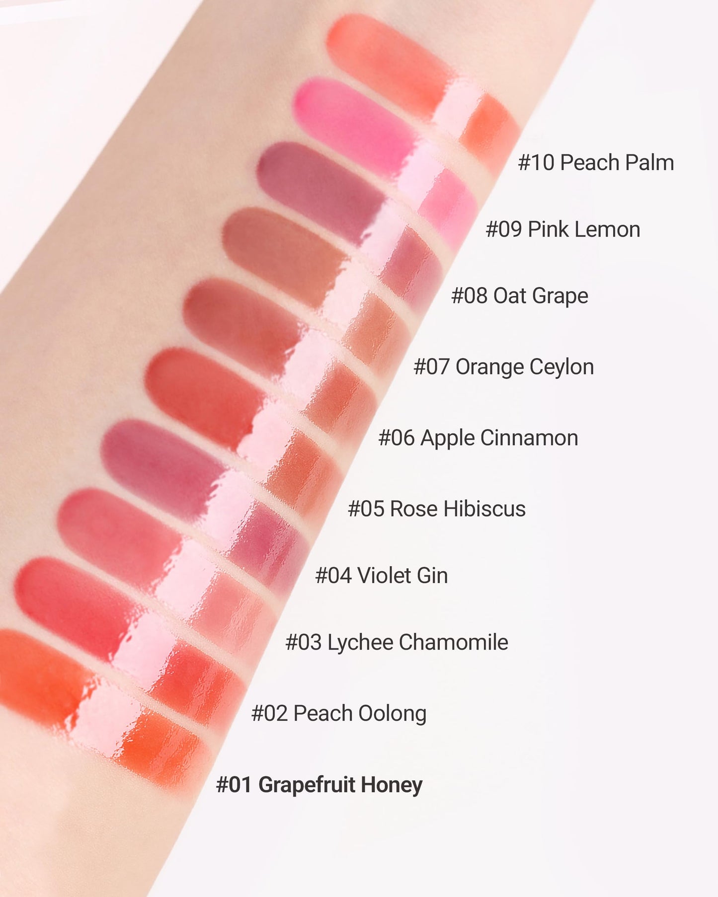 THESAEM Saemmy's Ade Shot Tint - Water Gel Lip Stain with Plump Gloss Finish (01 Grapefruit Honey)