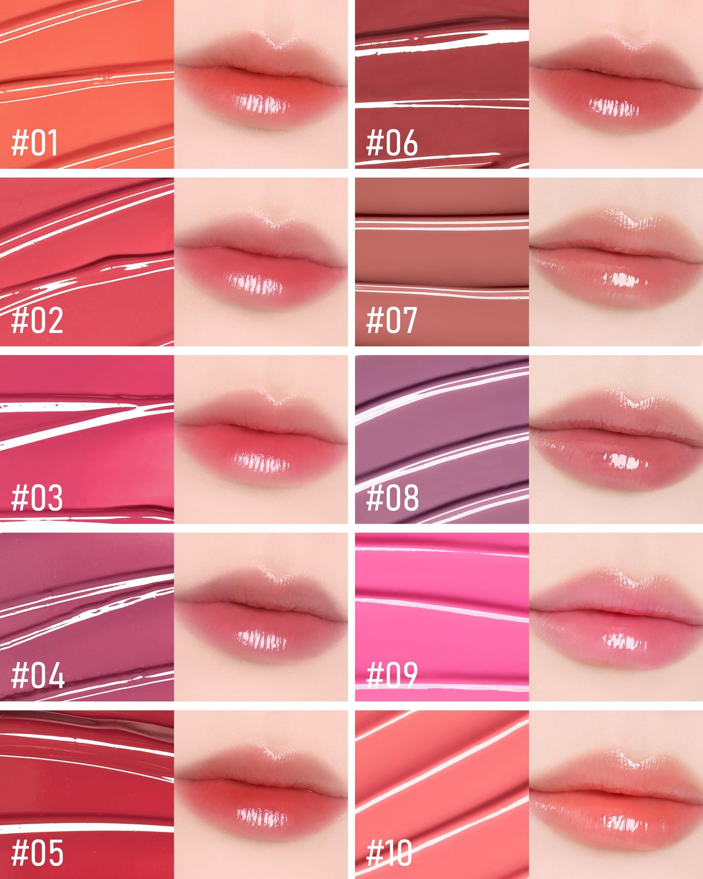 THESAEM Saemmy's Ade Shot Tint - Water Gel Lip Stain with Plump Gloss Finish (01 Grapefruit Honey)