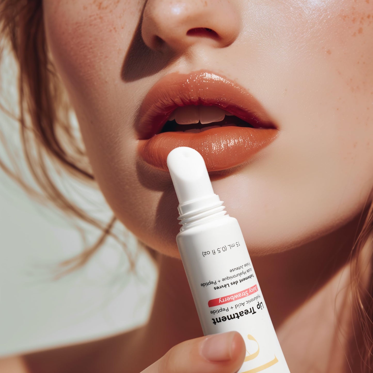 They Call Her Alfie Hyaluronic Lip Booster – Strawberry Flavor (15ml) | Lip Plumper & Moisturizer