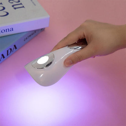 ThreeH Handheld UV LED Nail Lamp – 10W Portable Gel Dryer, USB Rechargeable, 2 Timer Settings