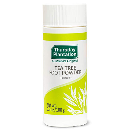 Thursday Plantation Tea Tree Foot Powder – Odor Control & Dry Feet | 3.5 oz