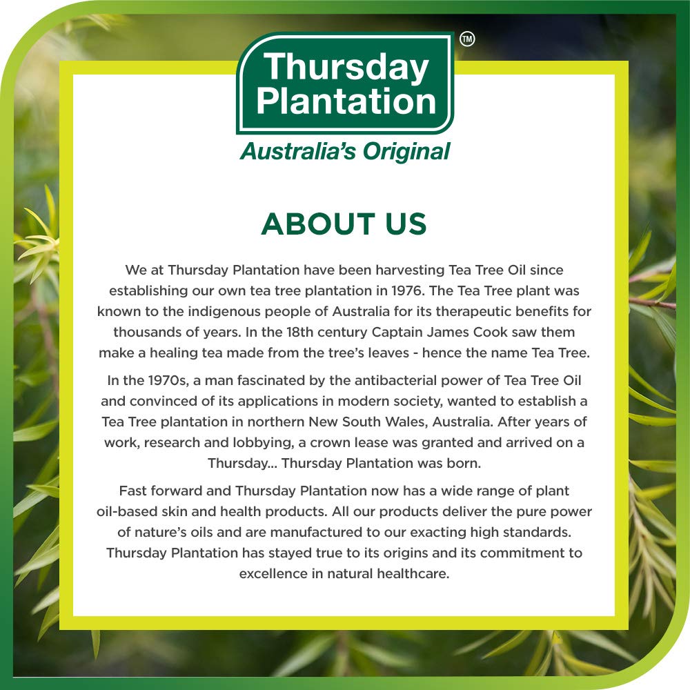 Thursday Plantation 100% Pure Australian Tea Tree Oil – 50ml