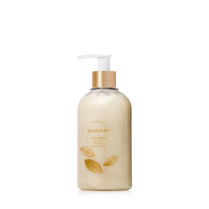 Thymes Moisturizing Hand Wash with Pump – Goldleaf Floral Scent, 8.25 oz