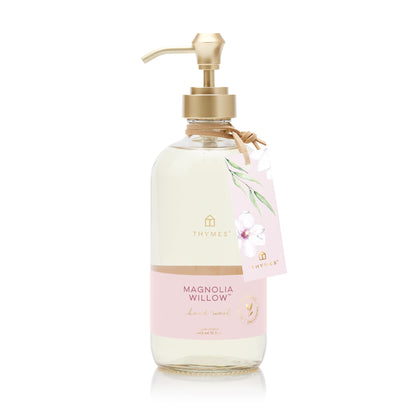 Thymes Hand Wash Large – Magnolia Willow, 15 oz | Refreshing Floral Cleanse