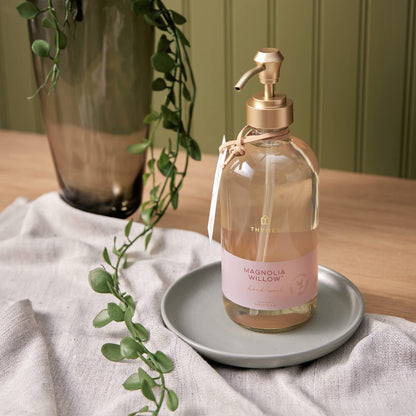Thymes Hand Wash Large – Magnolia Willow, 15 oz | Refreshing Floral Cleanse