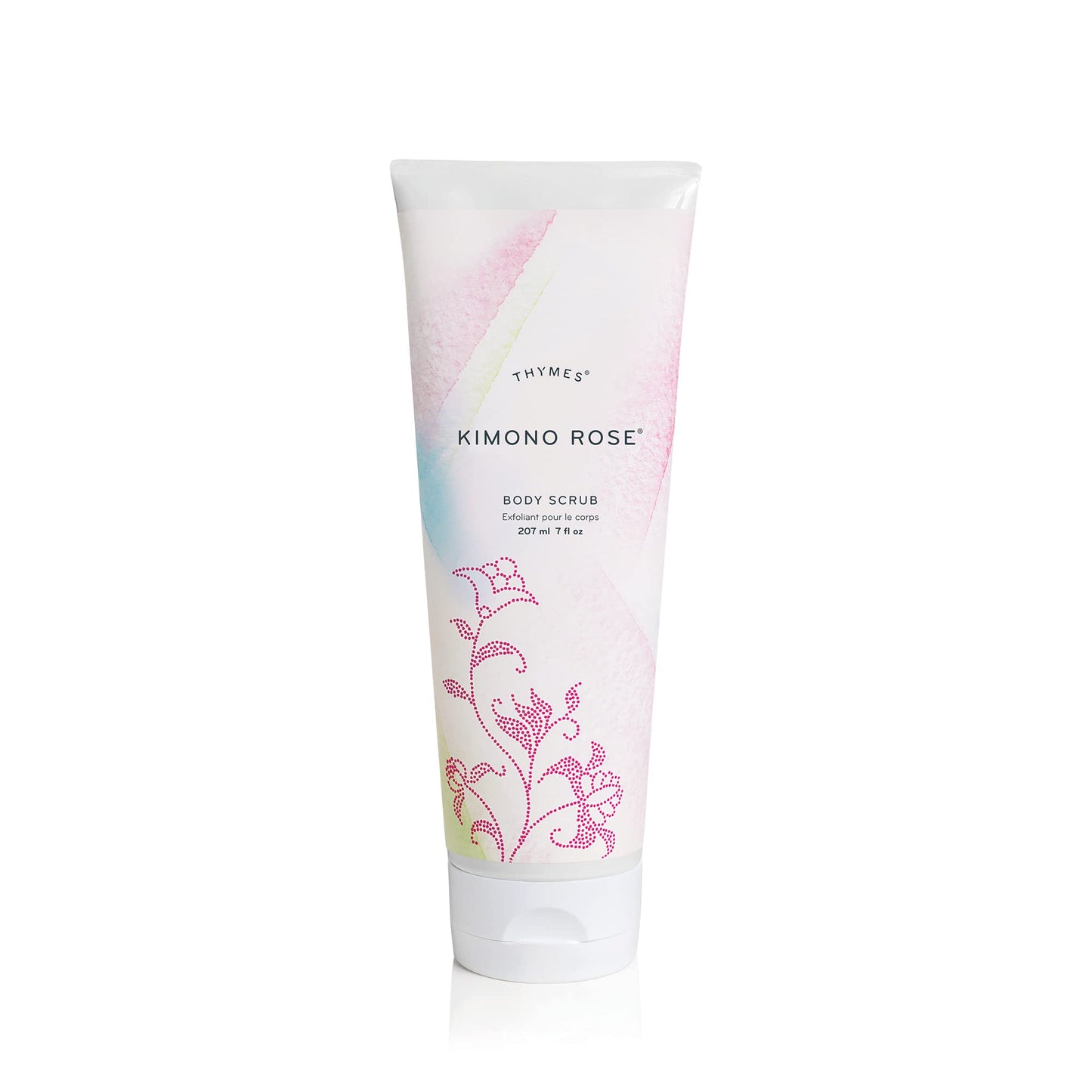 Thymes Kimono Rose Body Scrub | Hydrating Exfoliator for Body, Face & Feet (7 Fl Oz)