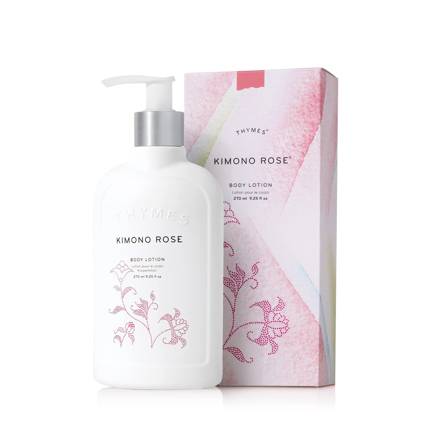 Thymes Kimono Rose Body Lotion – 9.25 fl oz | Hydrating, Non-Greasy Moisturizer