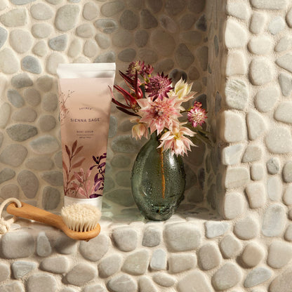 Thymes Sienna Sage Body Scrub | Hydrating Exfoliator for Body, Face, and More