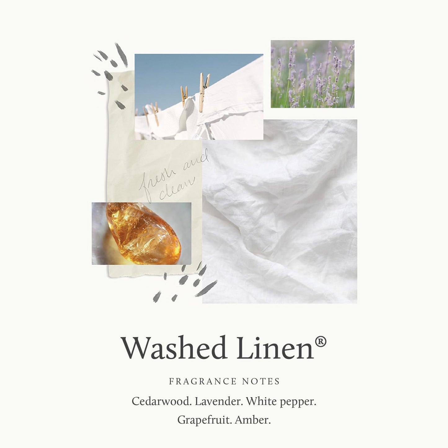 Thymes Hand Wash - Washed Linen, 15 Fl Oz | Hydrating Linen Scent