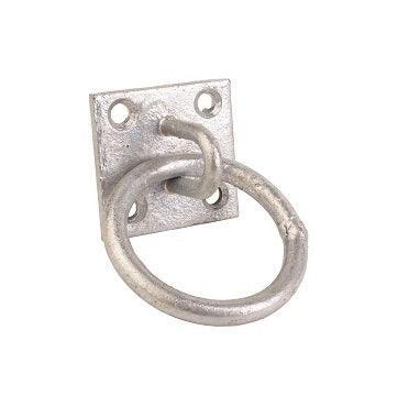 CLEARANCE Tie Ring On Plate Galvanised