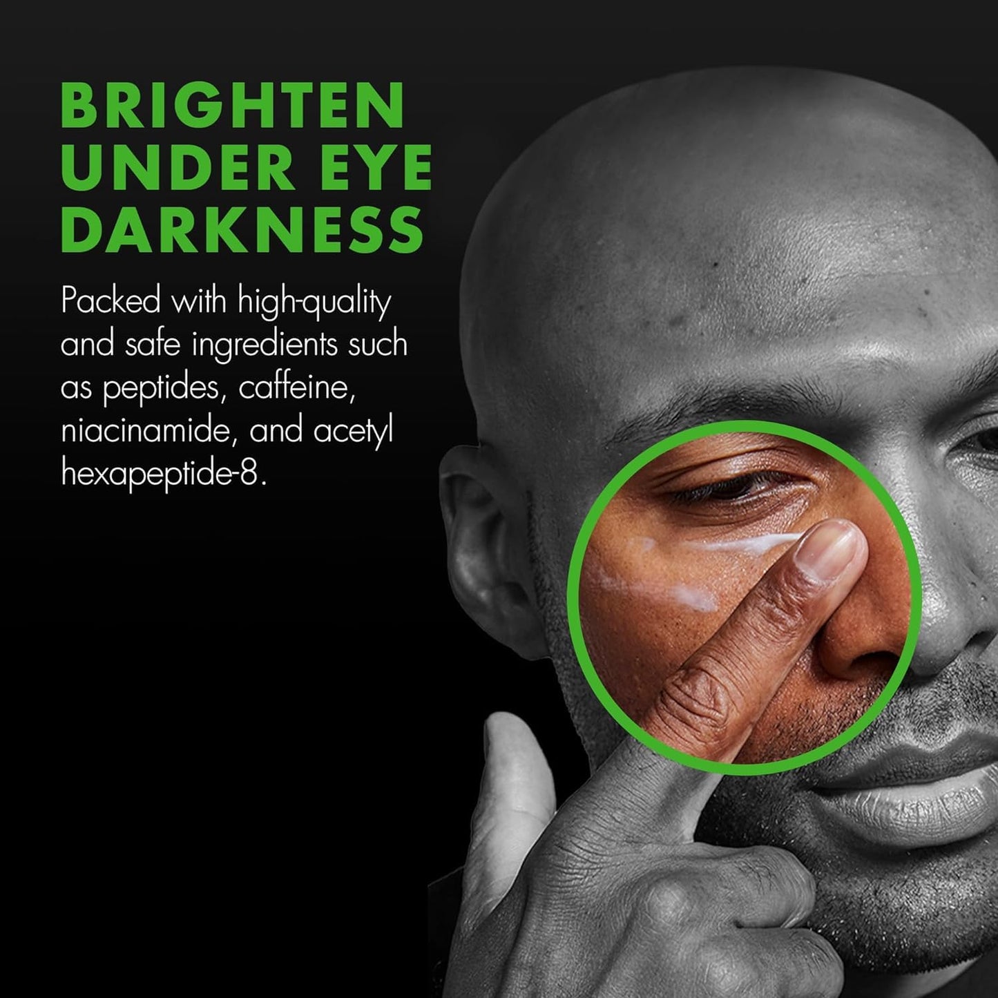 Tiege Hanley Eye Cream for Men – Hyaluronic Acid, Vitamin B3, Bright Oleoactif | 0.5 Oz, 2 Pack
