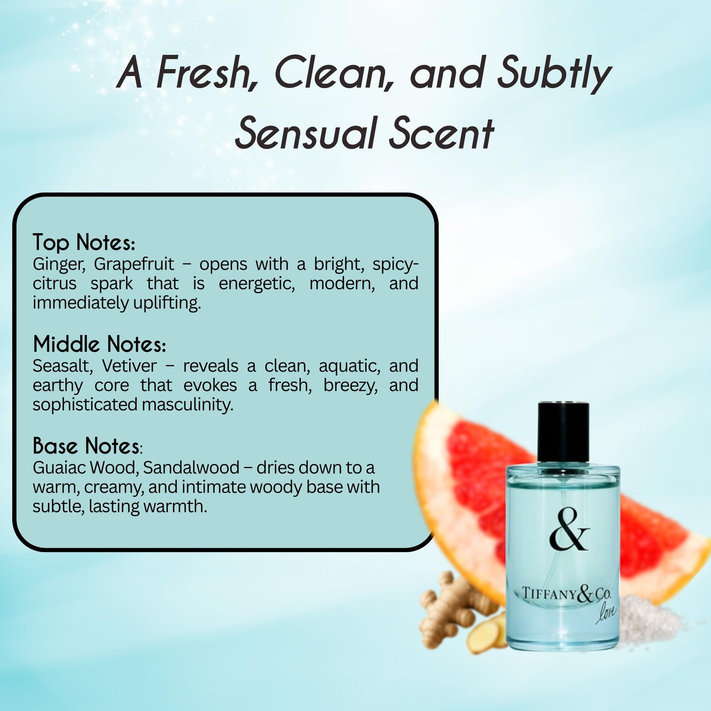 Love for Him Eau de Toilette Mini by Tiffany & Co. – 0.16 oz Travel-Size Men’s Fragrance